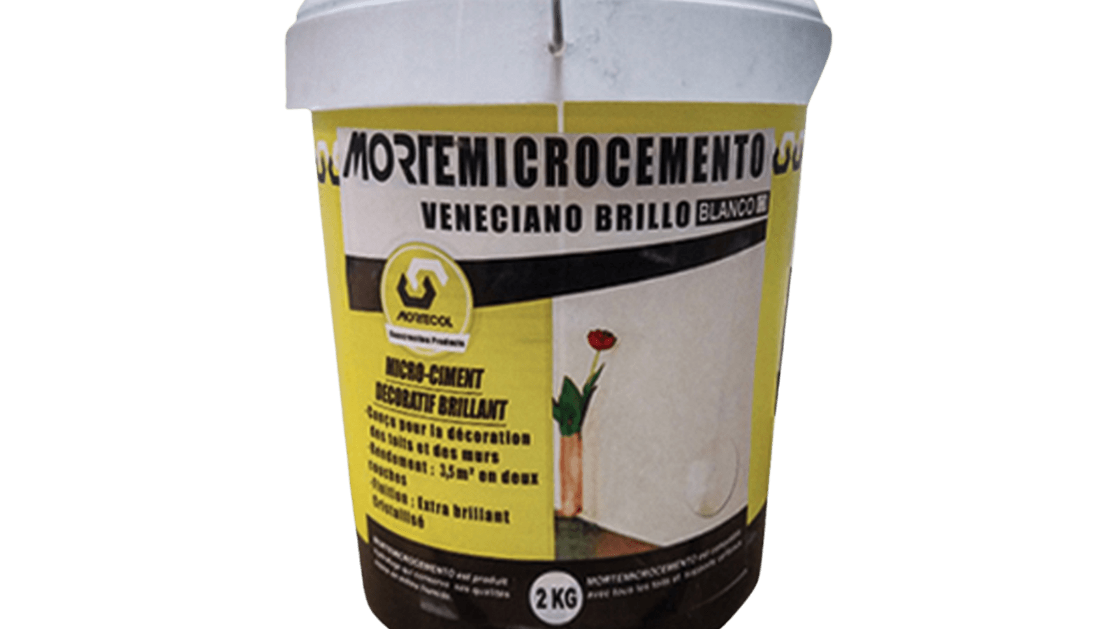 MORTEMICROCEMENTO VENECIANO BRILLO BLANCO
